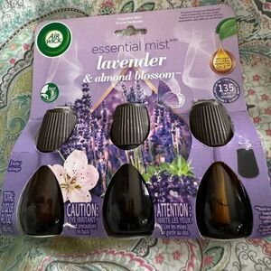 Air Wick Essential Mist Refill 3 Lavender & Almond Blossom, Essential Oils Diff